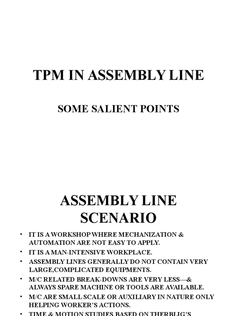 Human Efficiency in Assembly Lines | PDF | Automation | Engineering