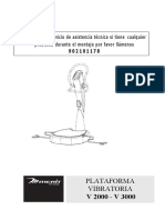 Montaje y funcionamiento de plataforma vibratoria