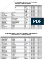 Jadwal Sosialisasi Sergur 2016