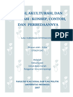 Difusi Akulturasi Dan Asimilasi Konsep Contoh Dan Perbedaannya