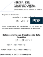 Decaimiento Beta y Gamma