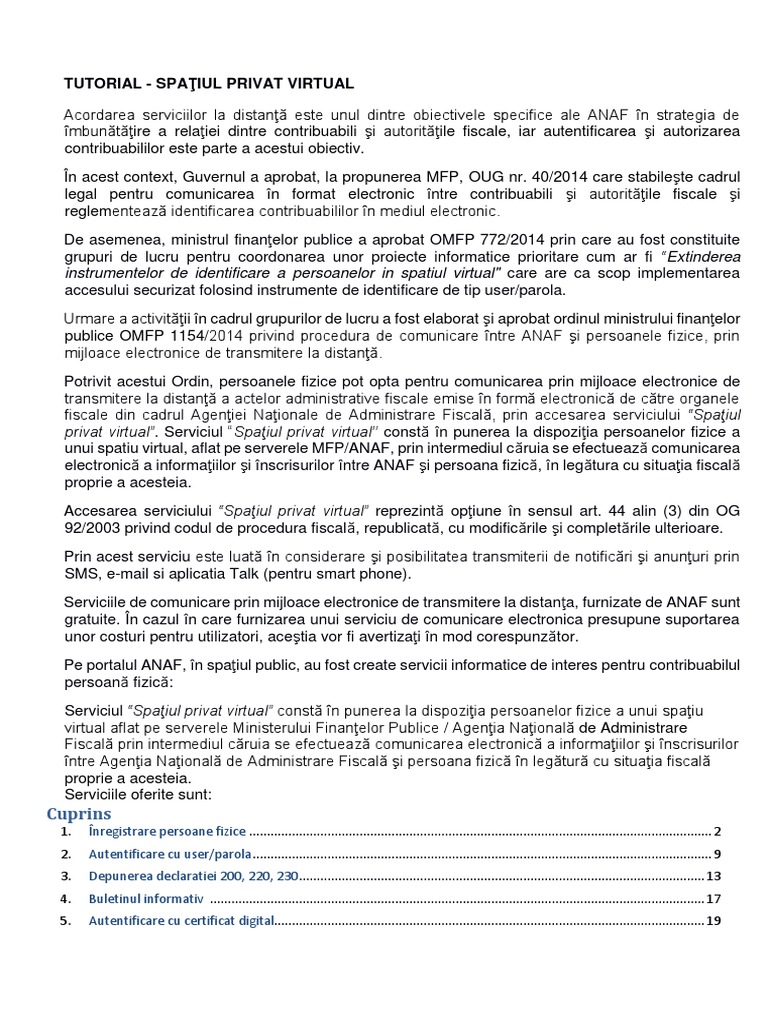 Tutorial SPV 09062015 | PDF