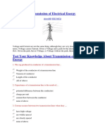 Transmission of Electrical Energy