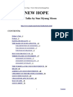 New Hope Twelve Talks by Sun Myungmoon