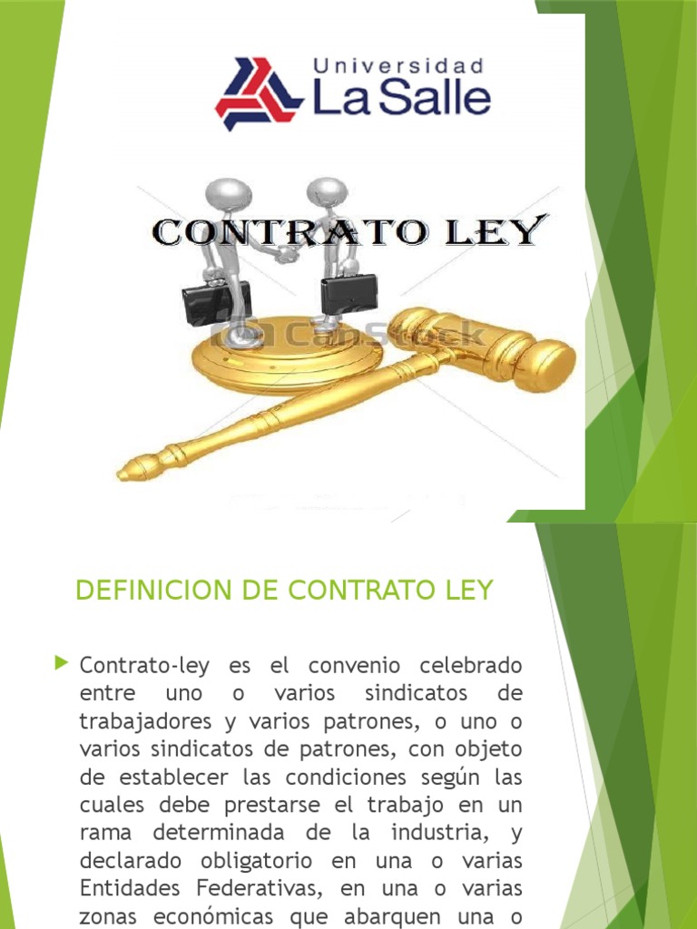 Definición y Creación del Contrato Ley | PDF | Ciudad de México | Sindicato