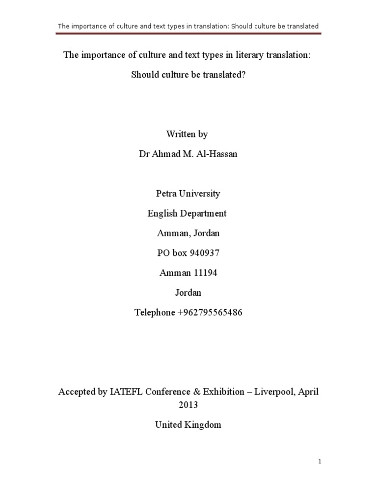 Culture and Translation | PDF | Translations | Morality