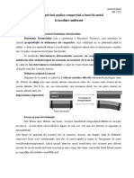 Referat Privind Analiza Comportări a Barei Bimetal