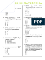 Revisão Geral de Questões de Matemática Básica