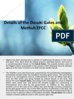 Details of the Dasuki Gates and Methuh EFCC