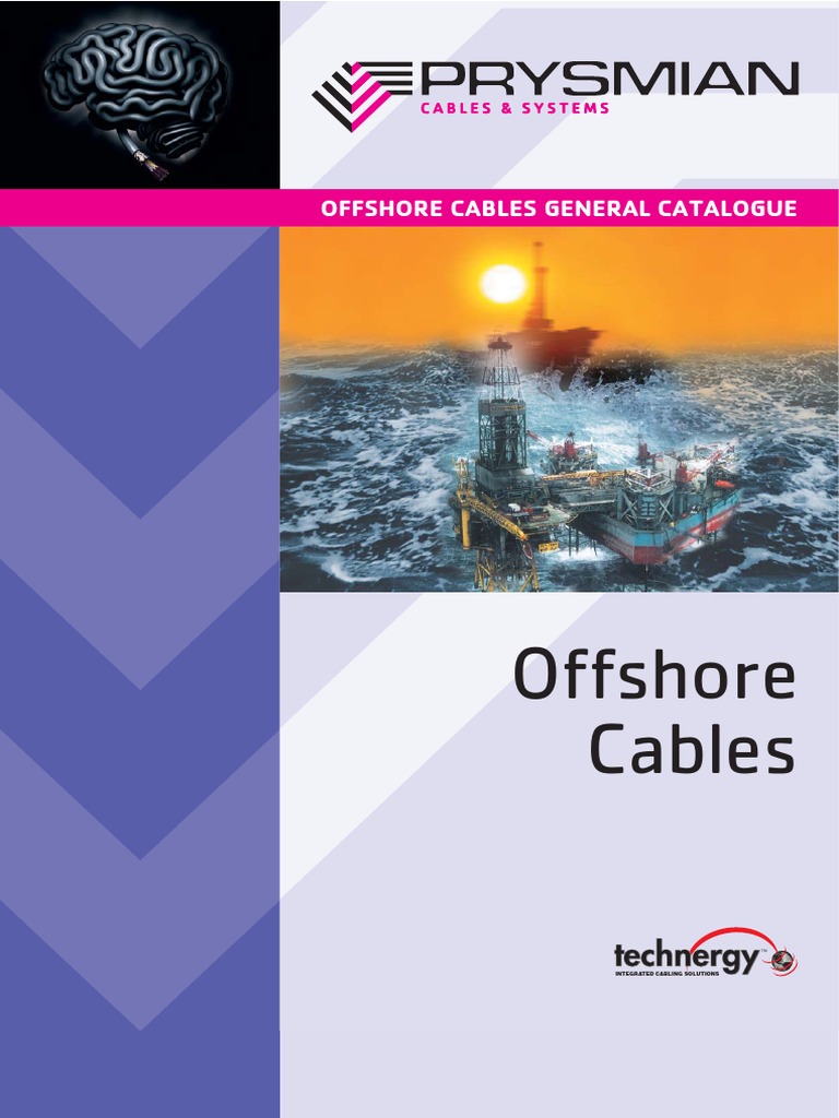 Prysmian Technergy Offshore Cables General Catalogue PDF Cable