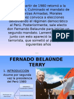 Gobierno de Belaunde Terry y Alan Garcia