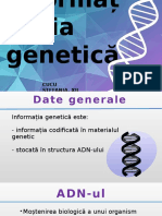 Informatia genetica