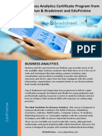 Business Analytics Brochure