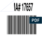 Barcode For Return Authorization