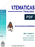 Resumen Matemanticas financiera