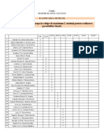 Planificarea Grupelor Master Ei 2015 2016