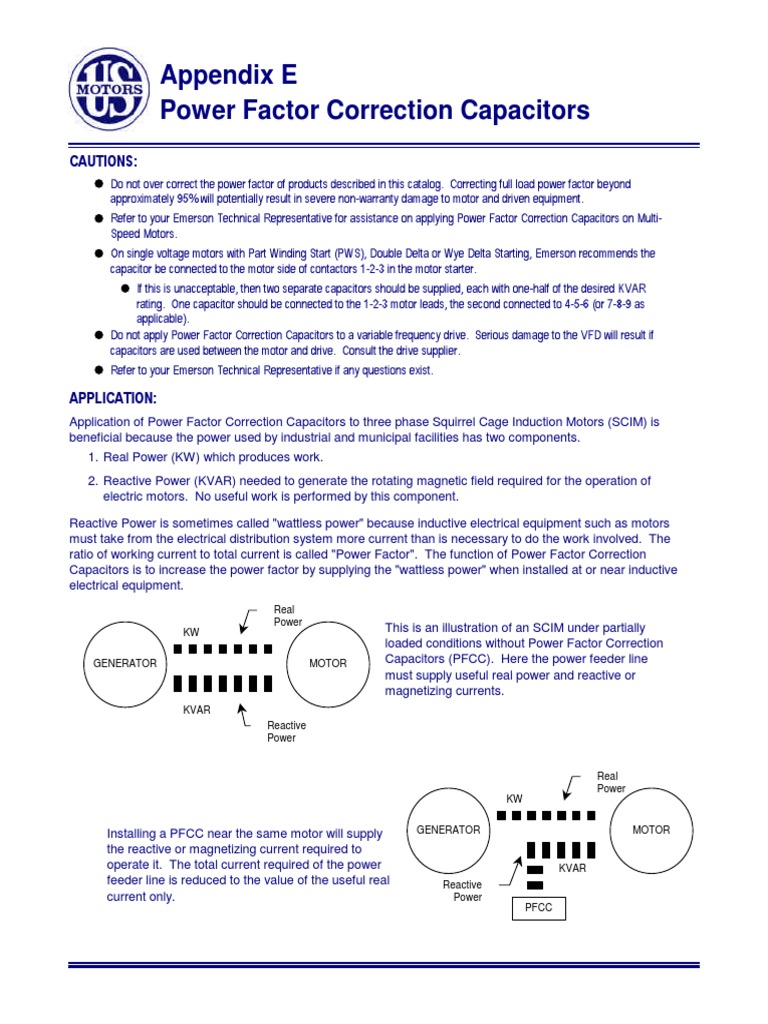 Power Factor Correction Capacitor | PDF | Electric Power Distribution ...