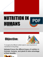 Nutrition in Humans: Second Period 2 Indicator