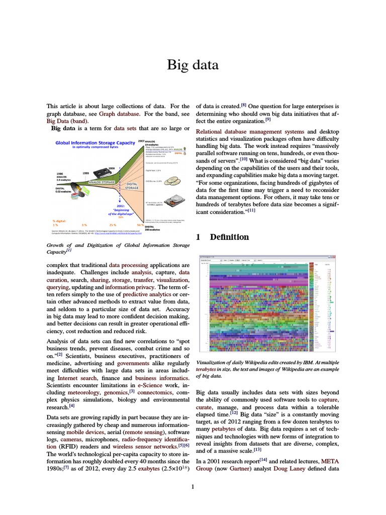 Big Data | PDF | Big Data | Internet Of Things