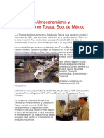 Terminal de Almacenamiento y Distribucion en Toluca