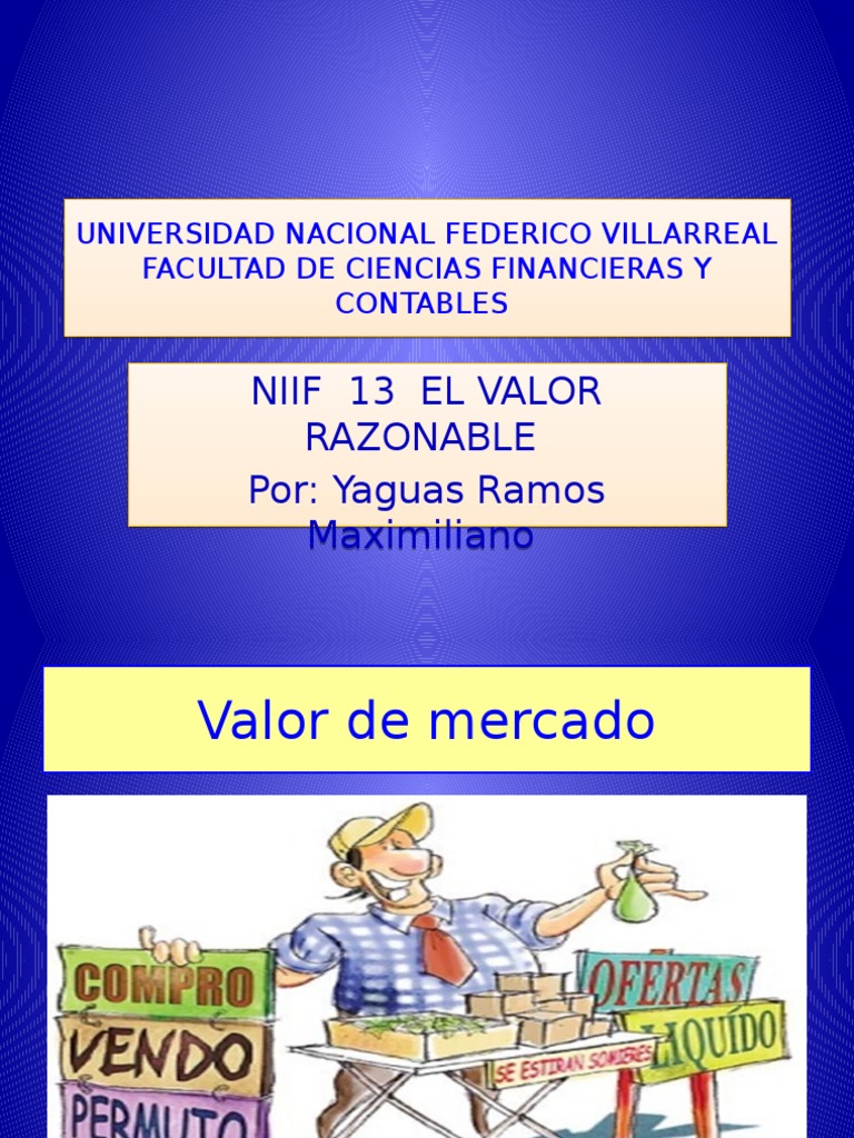 Definición y Medición del Valor Razonable | PDF | normas ...