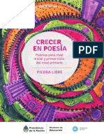 Crecer en Poesía Piedra Libre Inicial y Primer Ciclo Primaria