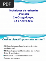 Techniques de Recherche d'Emploi