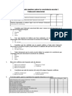 Qüestionari Pels Mestres Sobre La Convivència Escolar I L'educació Emocional