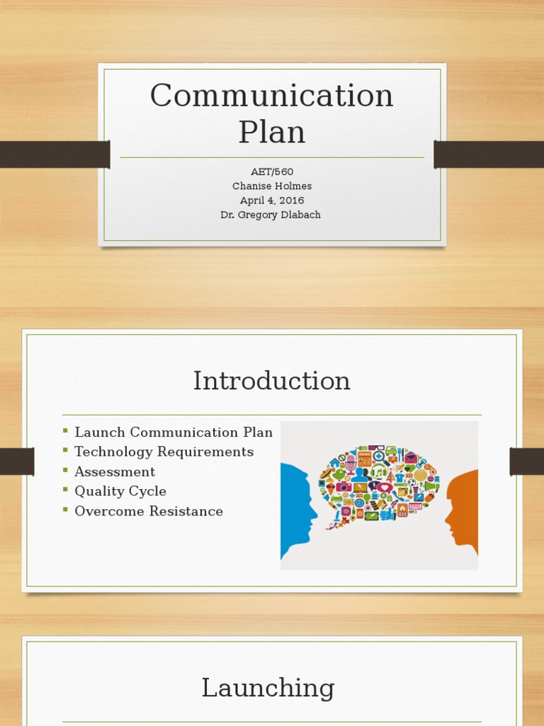 Effective Communication Plan Guide | PDF | Business | Art