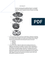 Mock Exam 1 NeuroScience Physical Therapy