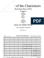 Parade of the Charioteers Score