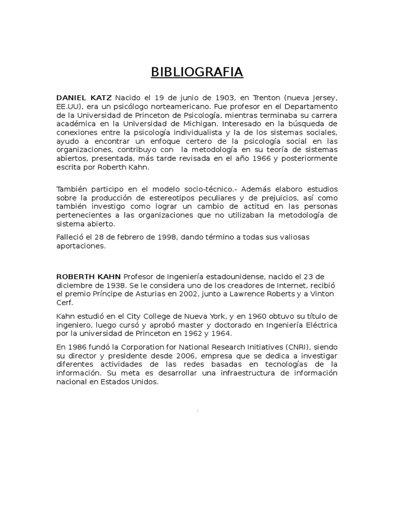 Modelo De Sistema Abierto