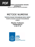 Download Metode Numerik by Niyoko Yuliawan SN31430507 doc pdf