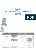 Clase 24 Evaluación Socioeconómica