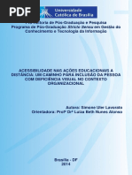 ACESSIBILIDADE NAS AÇÕES EDUCACIONAIS A DISTÂNCIA