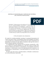 COntrol Concentrado y Difuso de Constitucionalidad