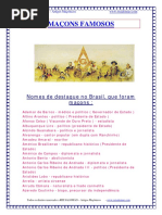 Maçons Famosos