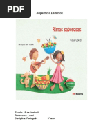 Sequência Didática Rima Saborosa