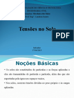 Tensões no Solo: Teoria e Exemplos