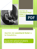 Aportes de Leonhard Paul Euler a La Estadística