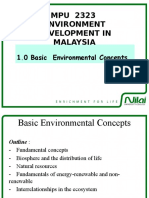 Basic COncepts of the Environment