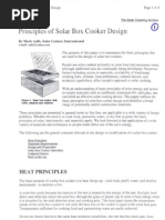 Download Principles of Solar Box Cooker Design by globalrevolution SN31431843 doc pdf