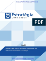 Aula 1 - Emprego Das Classes de Palavras Flexão Nominal (Substantivo, Adjetivo, Artigo, Numeral, Interjeição e Preposição)