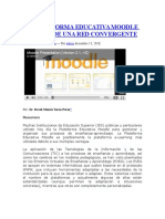 Pagina 1 Web La Plataforma Educativa Moodle A Través de Una Red Convergente