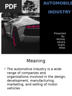 Automobile Industry