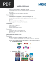 Análisis FODA Nestlésub