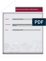 Manual de Procedimientos Del Departamento de Recursos Humanos