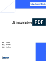 LTE Measurement Events