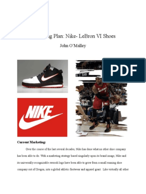 Sturen Onvervangbaar Dicteren Marketing Plan: Nike | PDF | Nike | Adidas