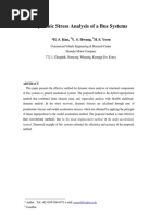 Dynamic Stress Analysis of a Bus Systems